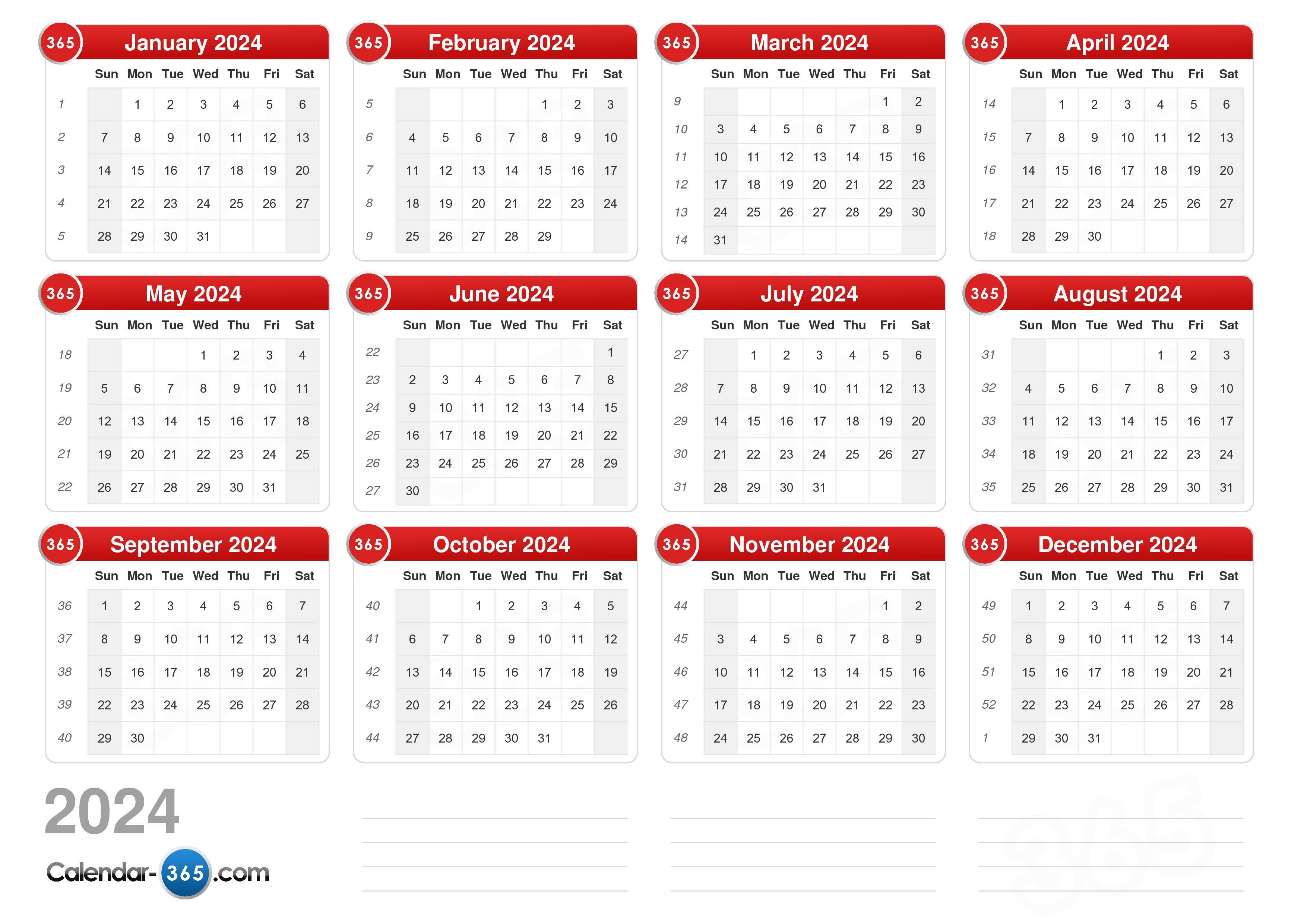 2024 calendar with holidays nz printable free 2024 calendar printable